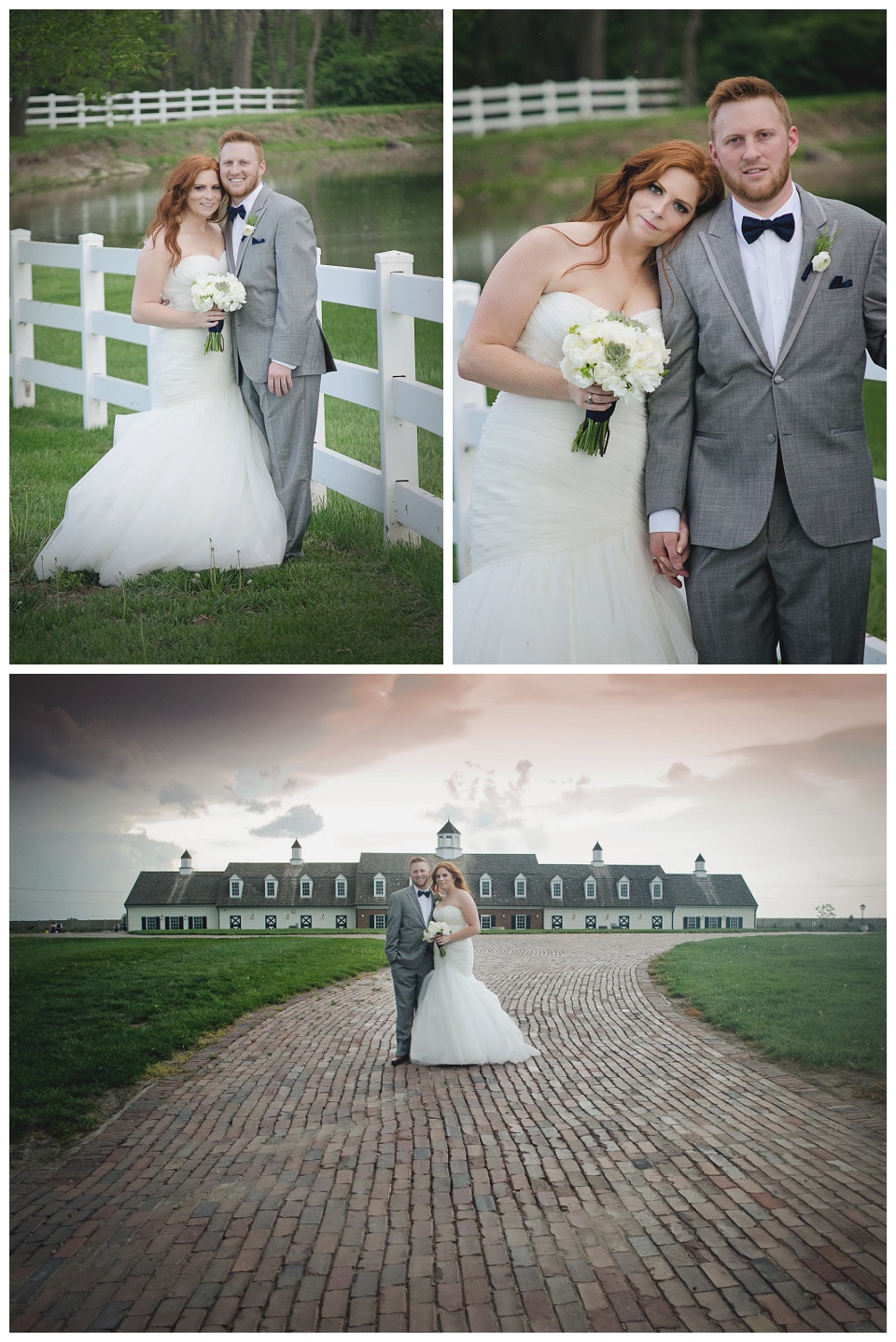 elegant outdoor ceremony and barn reception in southeastern Kansas