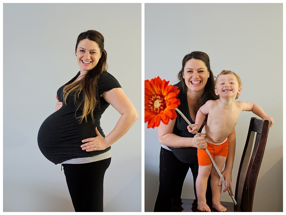 38 weeks pregnant belly twins