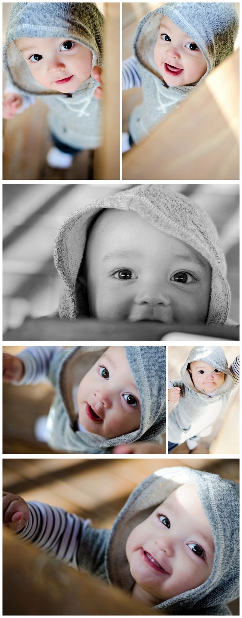 Finn 9 month - Cute Hoodie Romper